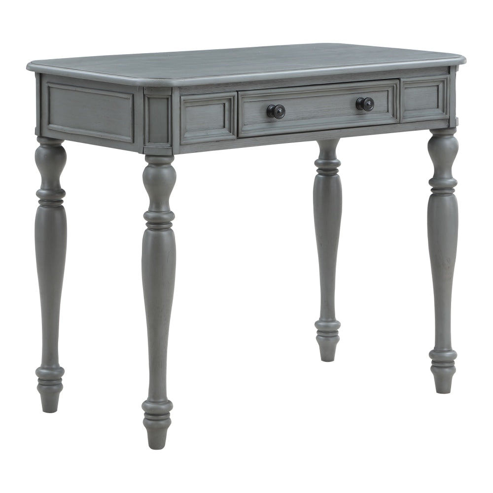 Office Star Country Meadows 36inW Writing Desk, Antique Gray