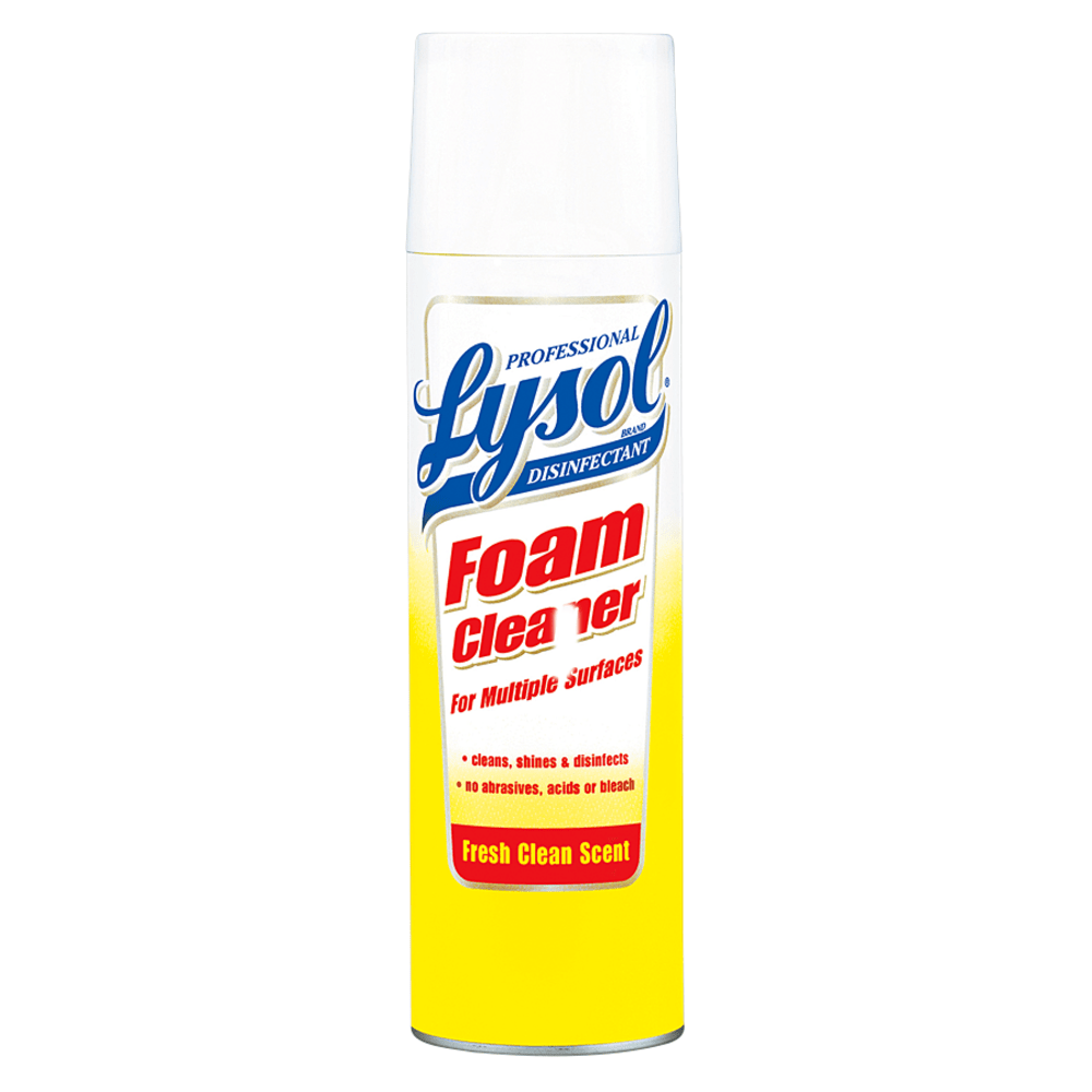 Lysol Professional Disinfectant Foam Cleaner, 24 Oz Bottle, Case Of 12