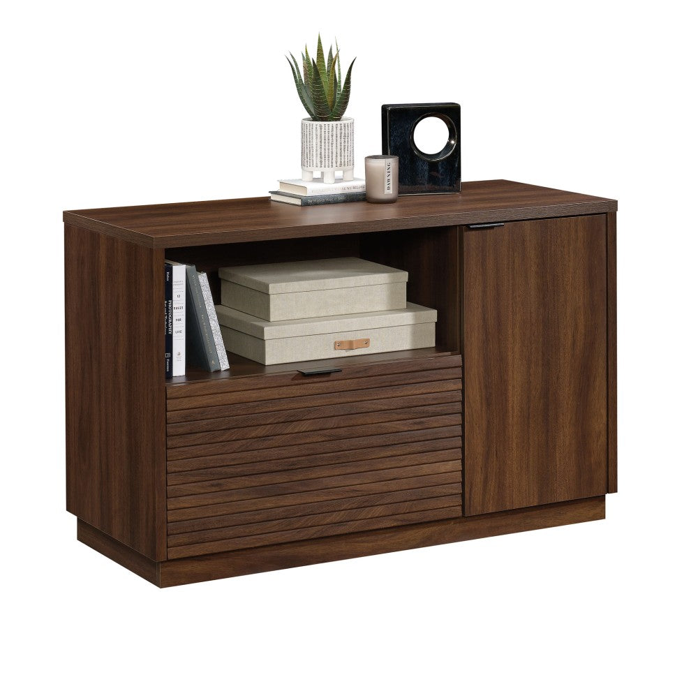 Sauder Englewood 46-3/8inW x 19-1/4inD Lateral File Cabinet Credenza, Spiced Mahogany