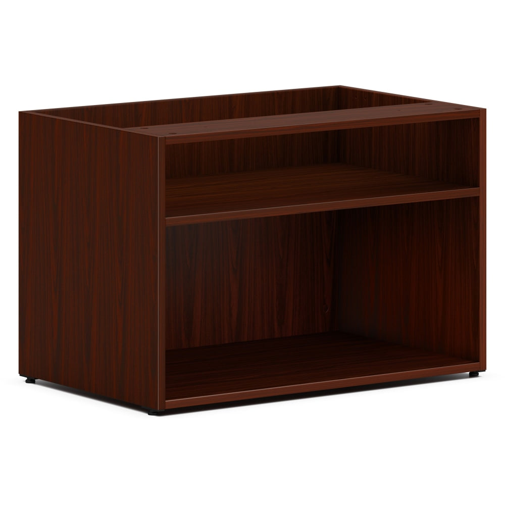 HON Mod Low Storage Credenza | Open | 30inW | Traditional Mahogany Finish - 30in x 20in21in - Finish: Traditional Mahogany