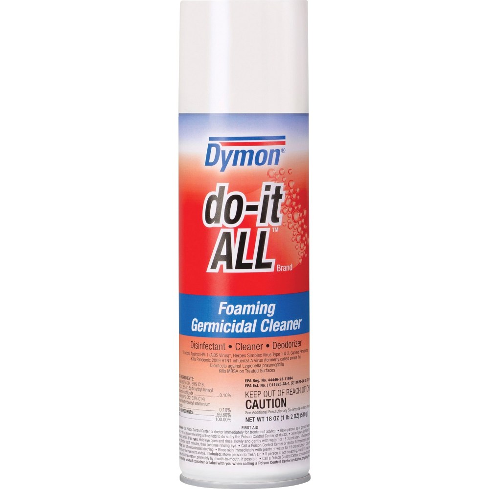 ITW Dymon Do-It-All Foaming Germicidal/Disinfectant, 18 Oz Bottle