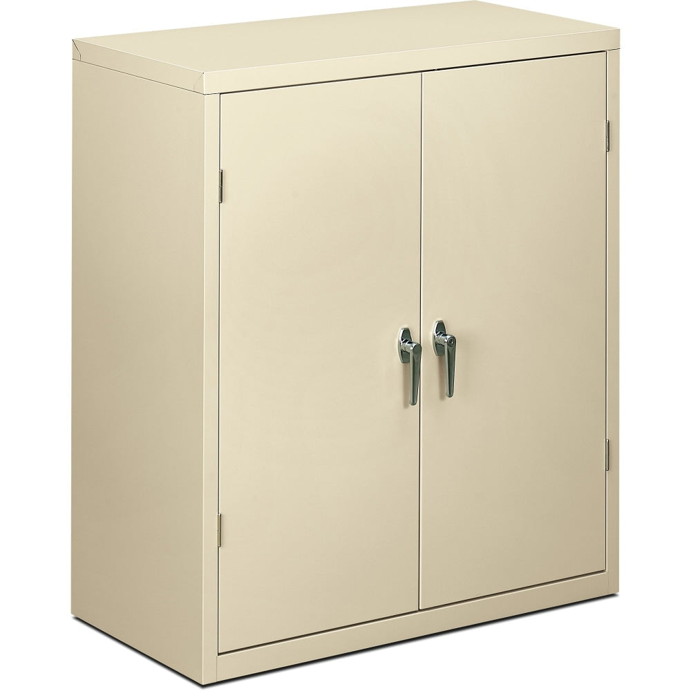 HON Brigade Storage Cabinet, 2 Adjustable Shelves, 41 3/4inH x 36inW x 18 1/4inD, Putty