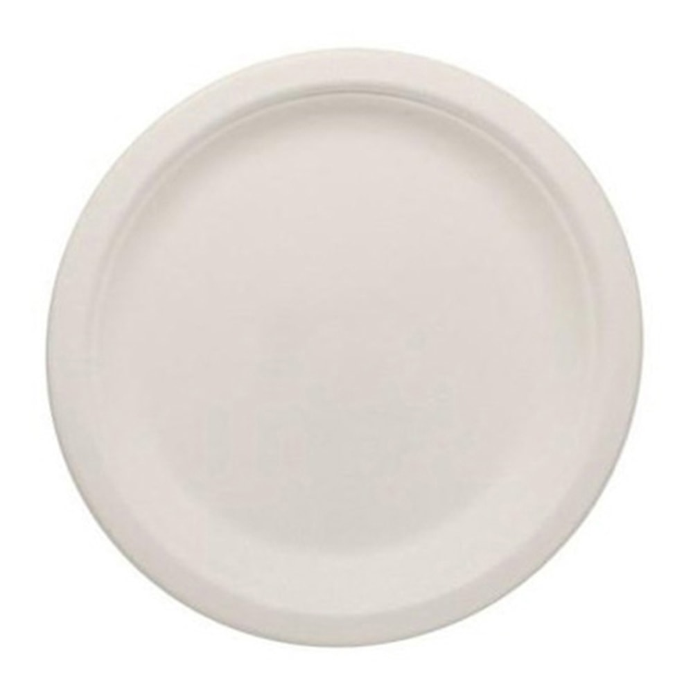 Karat Earth 7in Round Bagasse Plates, Natural, Set Of 1,000 Plates