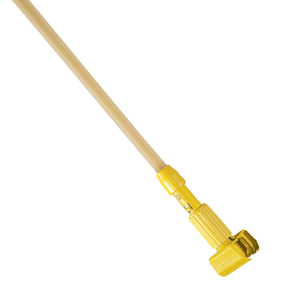 Rubbermaid Gripper Wet Mop Handle, 60in, Wood