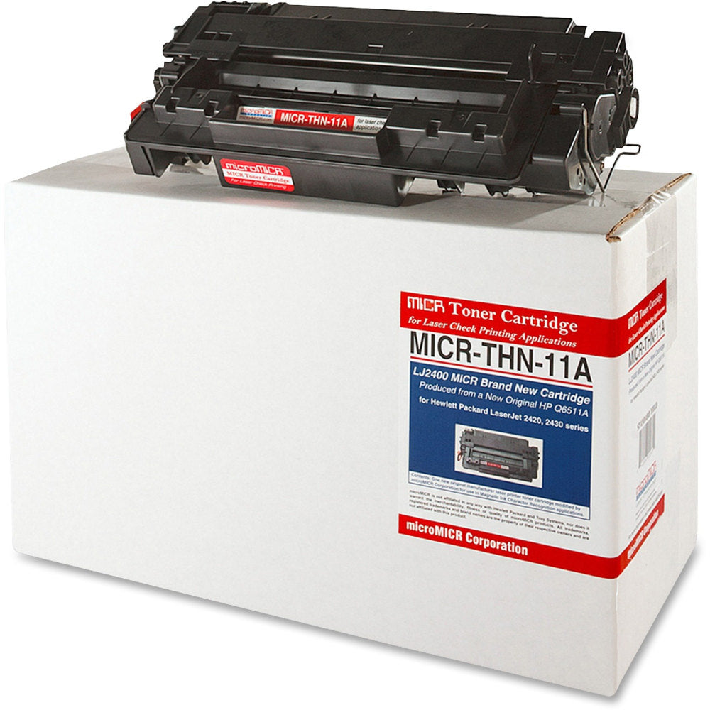 MicroMICR Remanufactured Black MICR Toner Cartridge Replacement For HP Q6511A, THN-11A