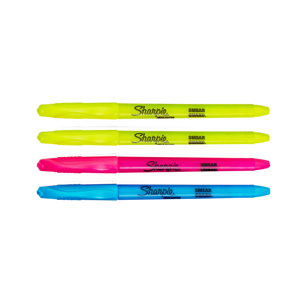 Sharpie Accent Pocket Highlighters, Assorted, Pack Of 6