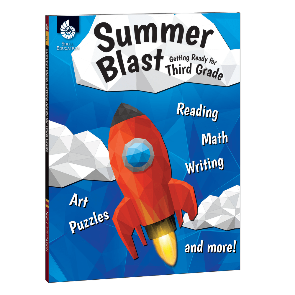 Shell Education Summer Blast Activity Book, Getting Ready For Grade 3