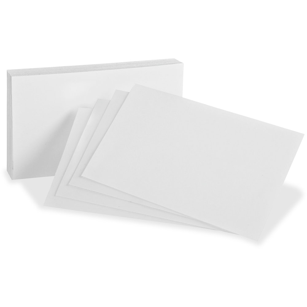 Tops Index Cards, Blank, 3in x 5in, White, Pack Of 300