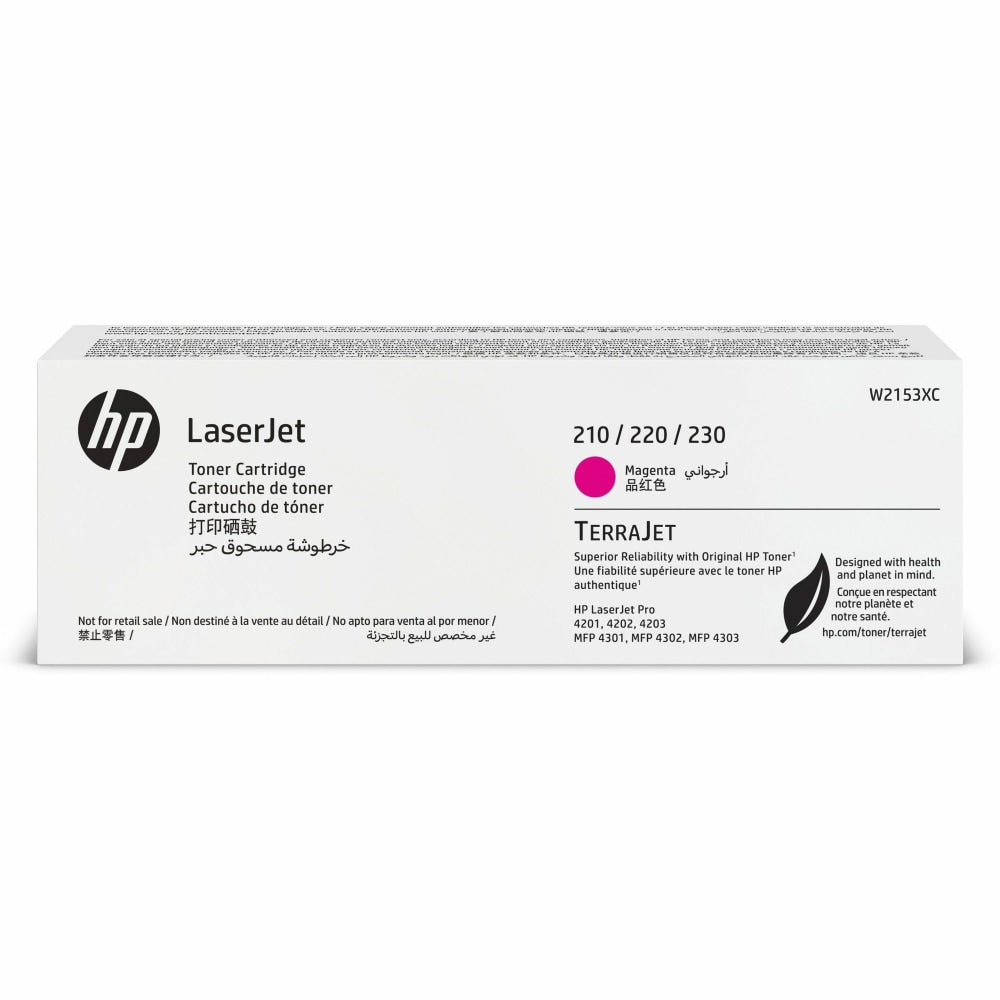 HP 210XC Magenta High Yield Contractual Toner Cartridge, W2153XC