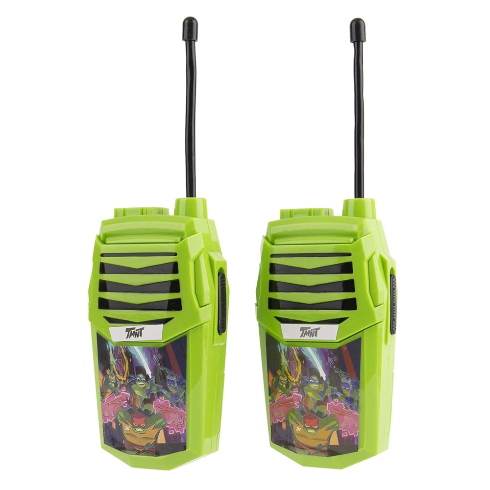 Sakar Rise Of The Teenage Mutant Ninja Turtles Walkie Talkies, Green, Set Of 2 Walkie Talkies