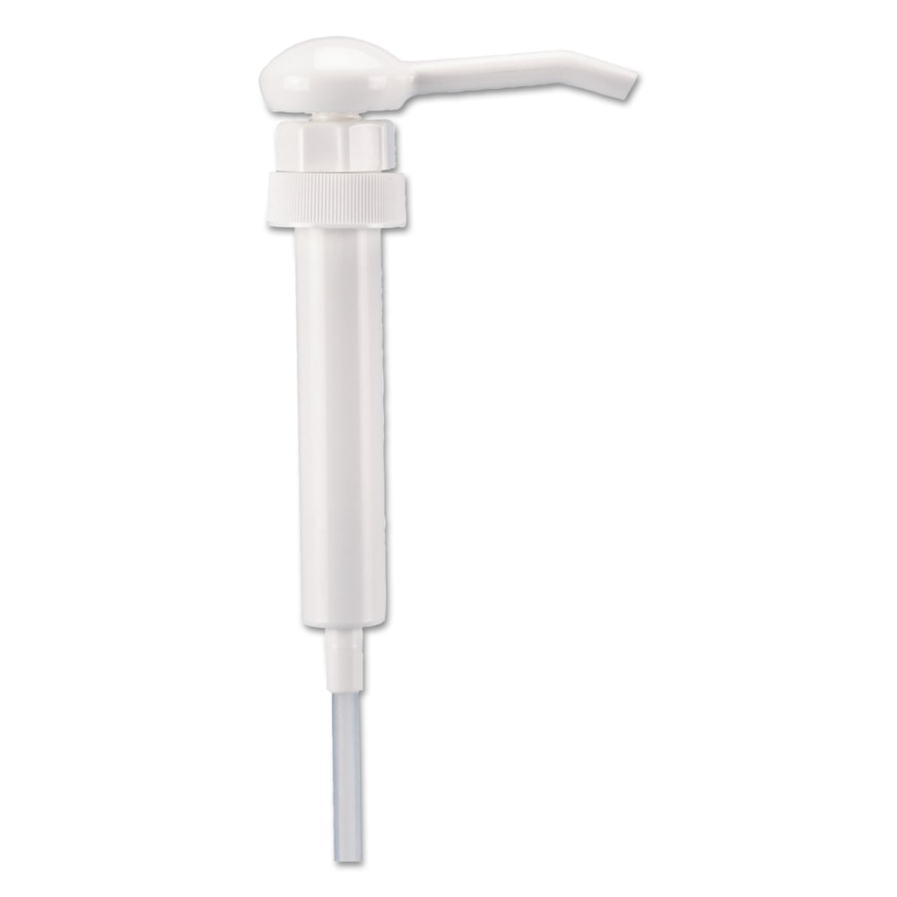 Boardwalk Siphon Pumps For Select Boardwalk Dispensers, 4 1/4inH x 1 1/4inW x 13 1/4inD, White, Pack Of 12 Pumps