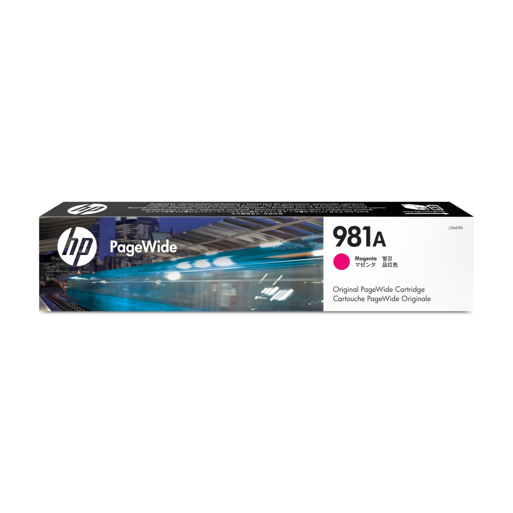 HP 981A PageWide Magenta High-Yield Ink Cartridge, J3M69A