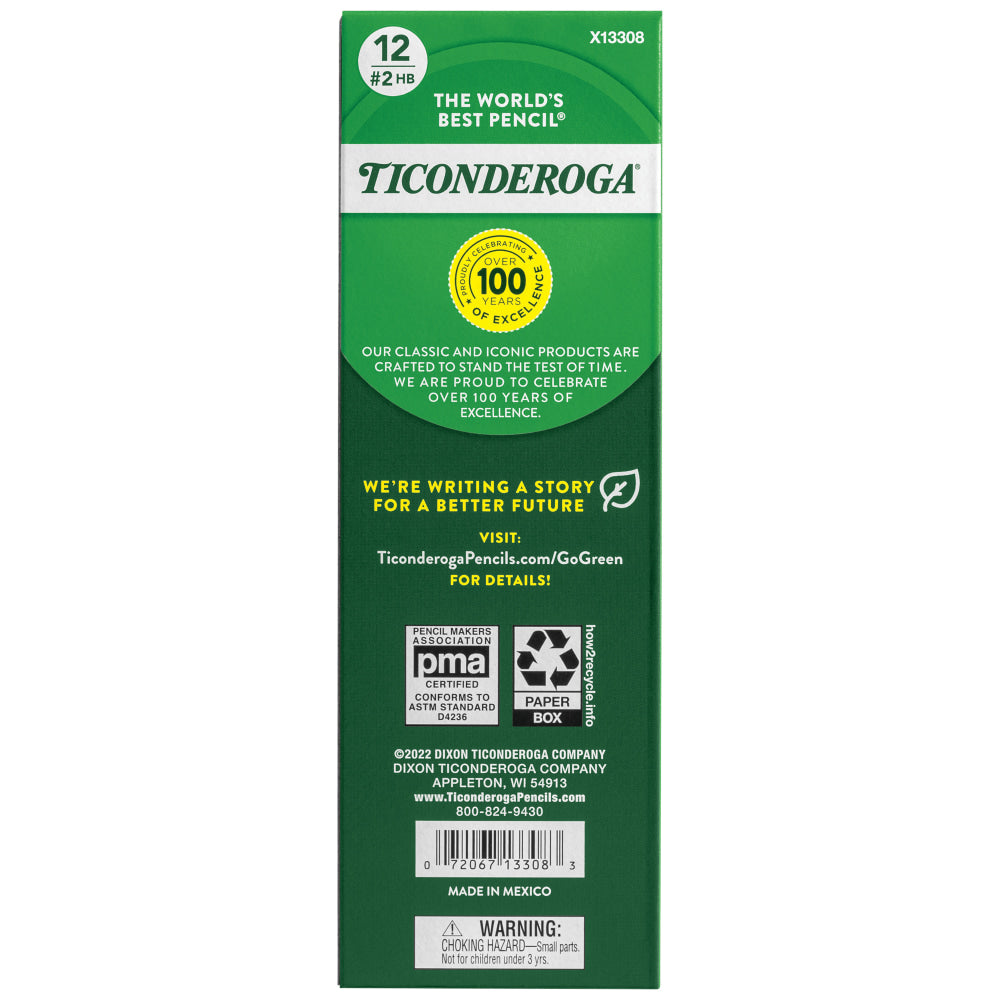 Ticonderoga My First Beginners Elementary Pencils, HB Lead, Pack of 12