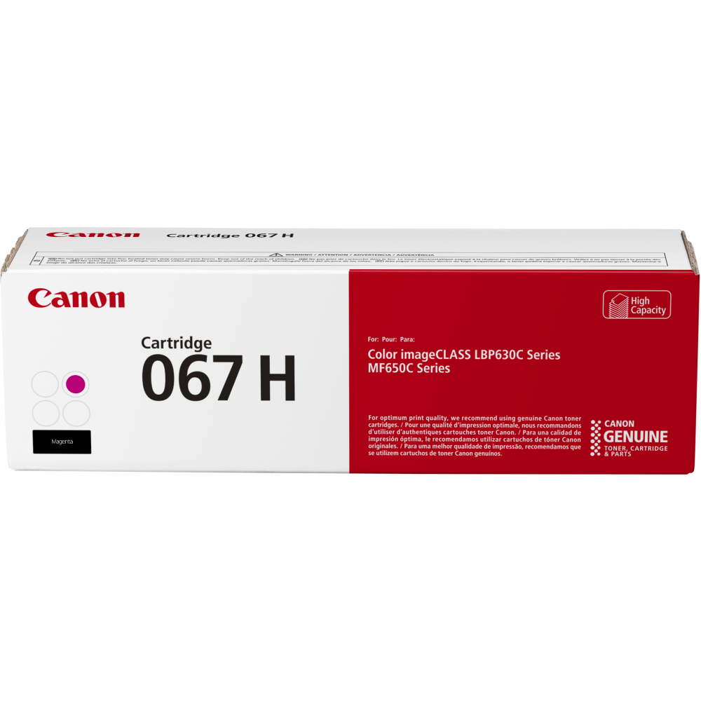 Canon 67 Magenta High Yield Toner Cartridge, 5104C001