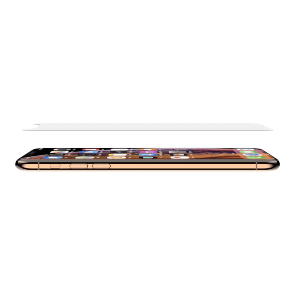 Belkin ScreenForce InvisiGlass Ultra - Screen protector for cellular phone - glass - for Apple iPhone XS Max