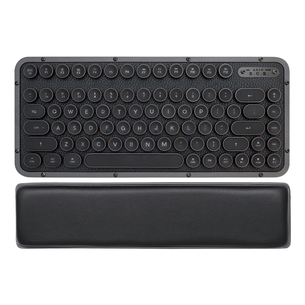 Azio Retro Wireless Keyboard, Compact, Gunmetal