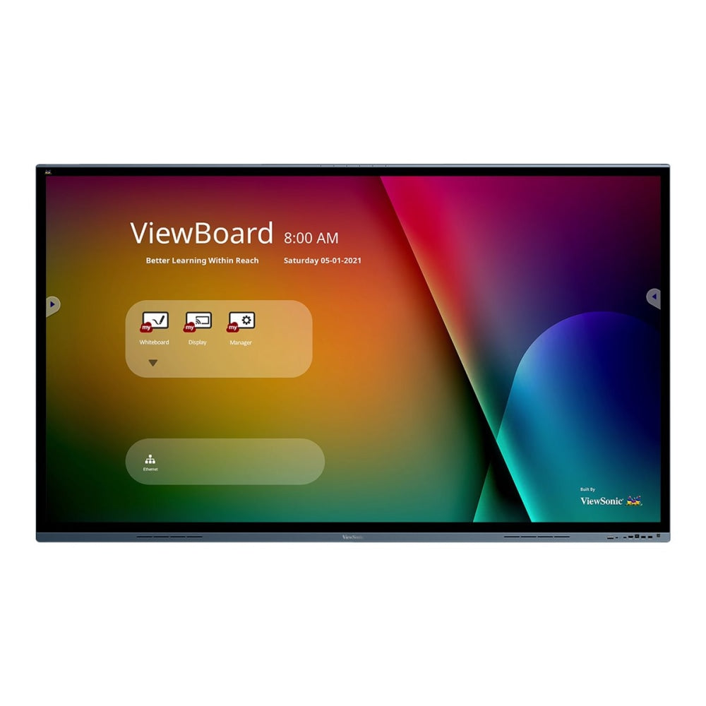 ViewSonic ViewBoard IFP8662 - 86in Diagonal Class LED-backlit LCD display - interactive - 4K UHD (2160p) 3840 x 2160