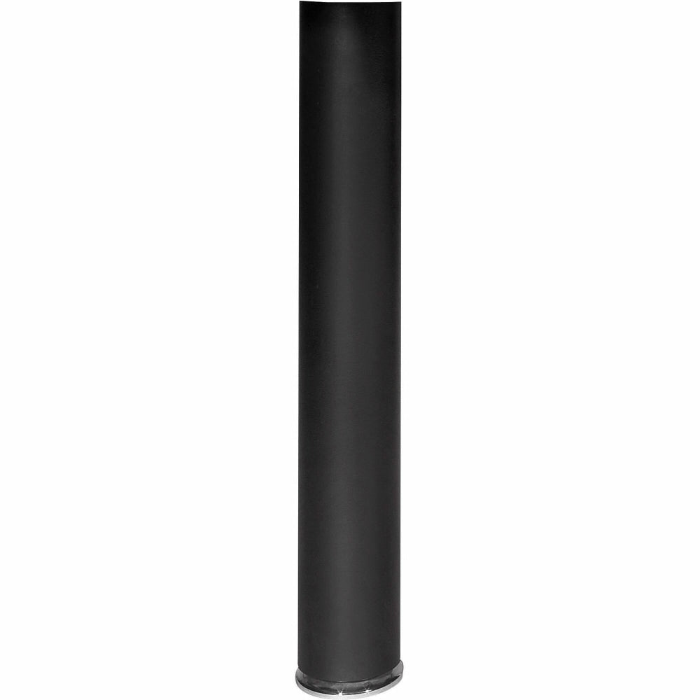 Lorell Essentials Peninsula Post Box 2/2 - x 5.9in Width x 5.9in Depth x 28in Height x 3.5in Diameter - Black