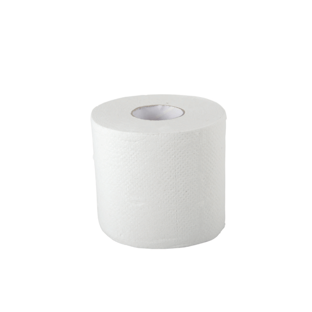 Medline Green Tree Basics Standard 2-Ply Toilet Paper, 100% Recycled, 500 Sheets Per Roll, Pack Of 96 Rolls