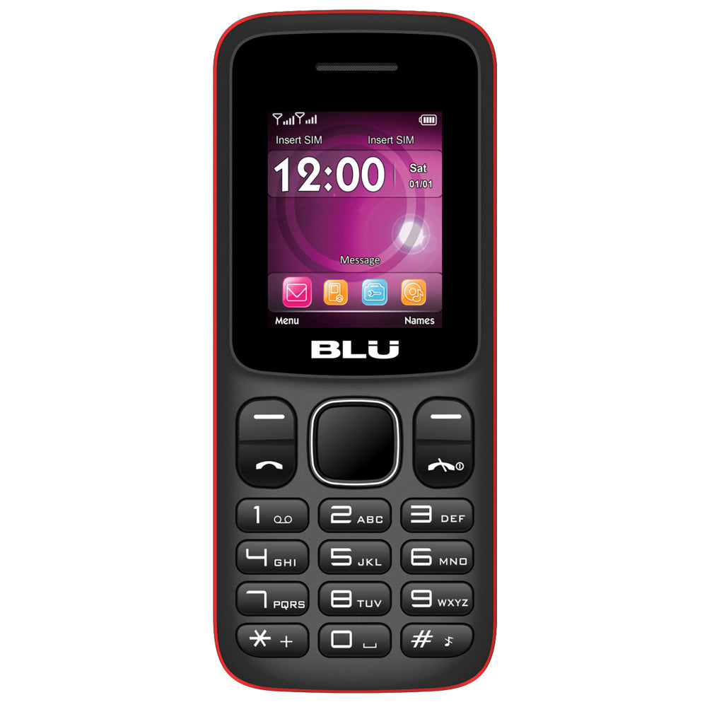 BLU Z4 Z190 Cell Phone, Red