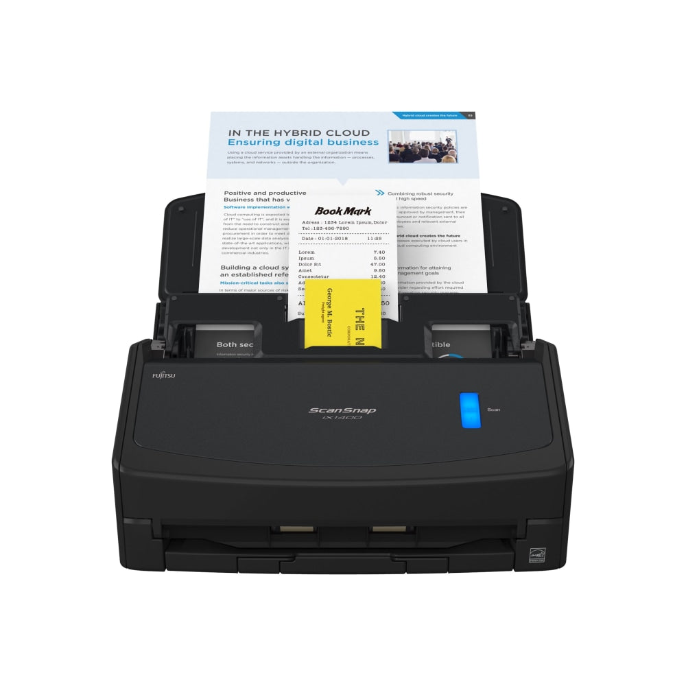 Ricoh ScanSnap iX1400 - Document scanner - Dual CIS - Duplex -  - 600 dpi x 600 dpi - up to 40 ppm (mono) / up to 40 ppm (color) - ADF (50 sheets) - USB 3.2 Gen 1x1 - TAA Compliant