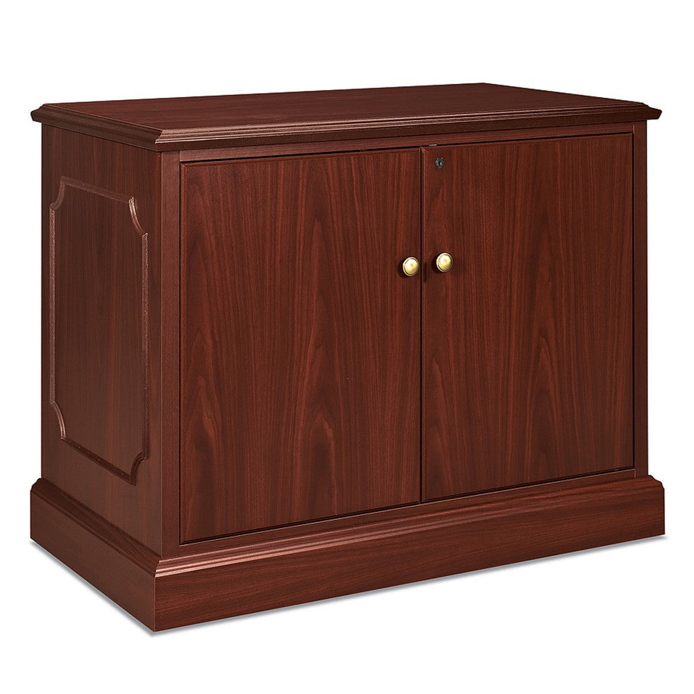 HON 94000 Series? Storage Cabinet, 29 1/2inH x 37 1/2inW x 20 1/2inD, Mahogany