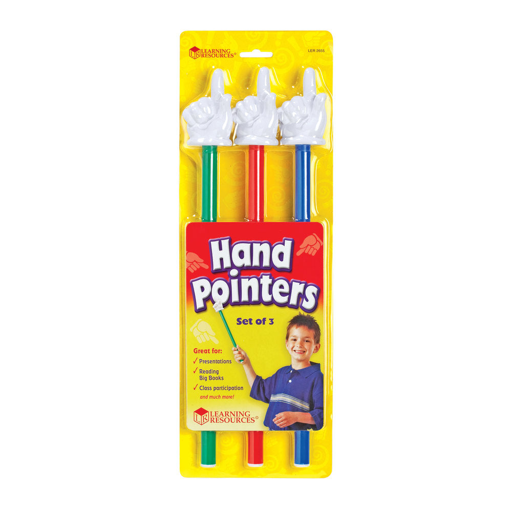 Learning Resources 15in Hand Pointers, 3 Per Pack, 2 Packs