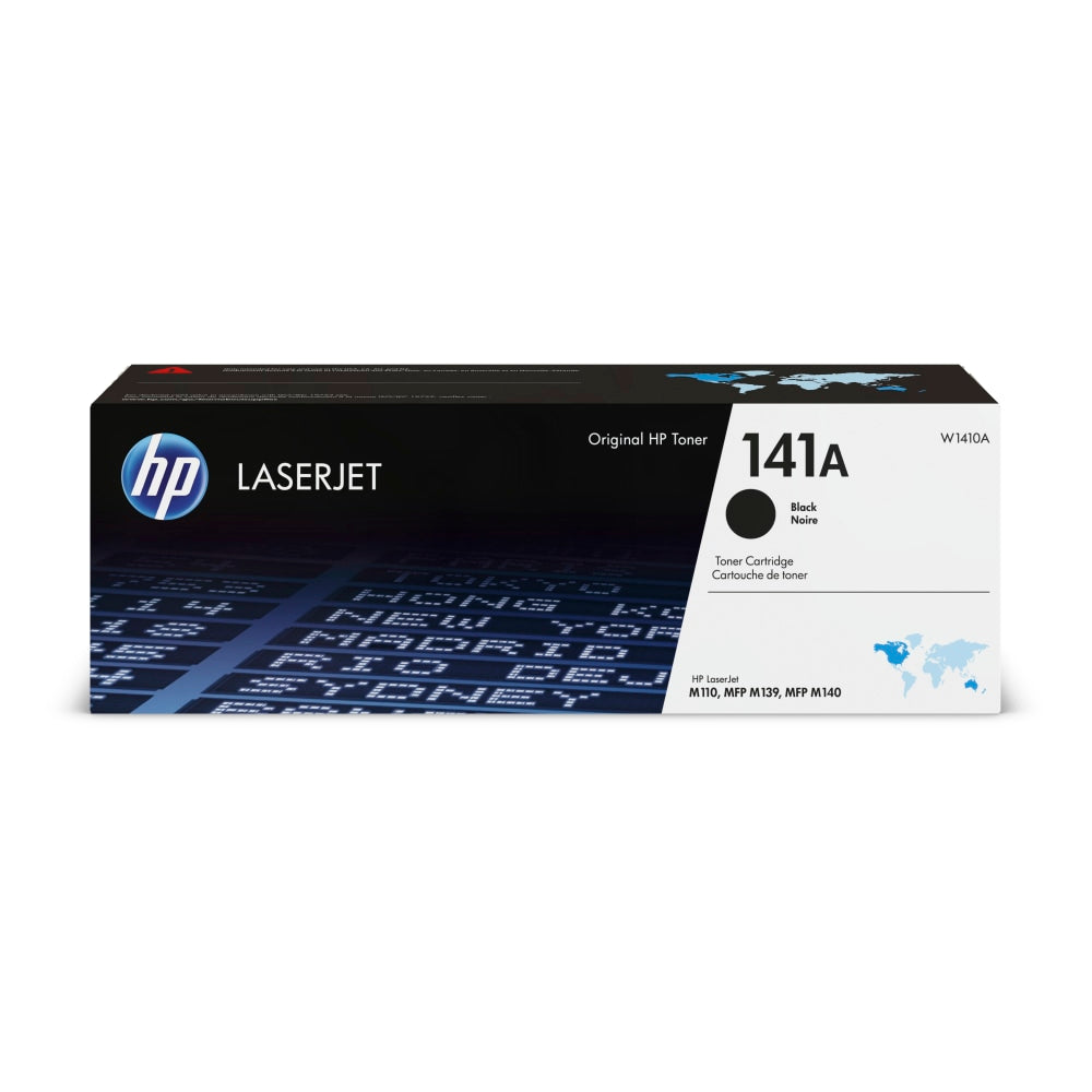 HP 141A Black Toner Cartridge, W1410A