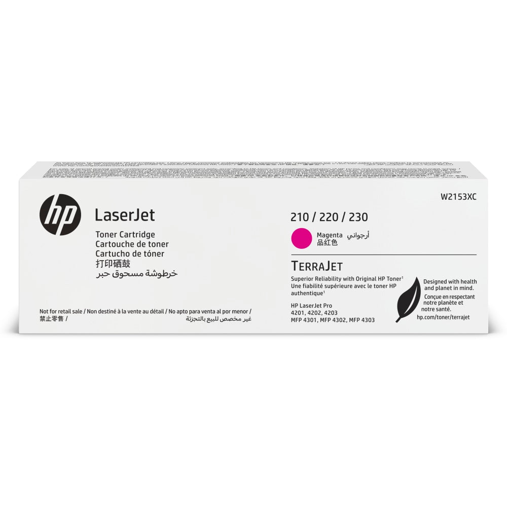 HP 210XC Magenta High Yield Contractual Toner Cartridge, W2153XC