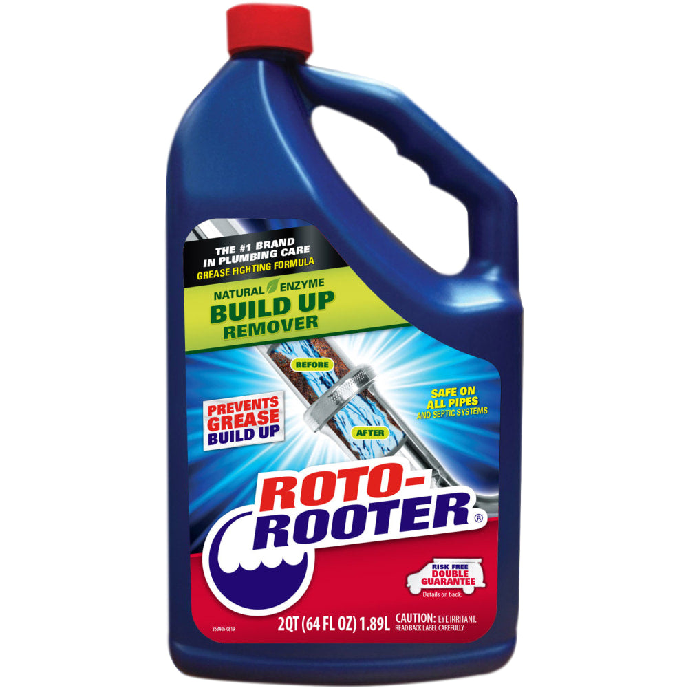 Roto Rooter Build-Up Remover, 64 Oz, Case Of 4 Bottles