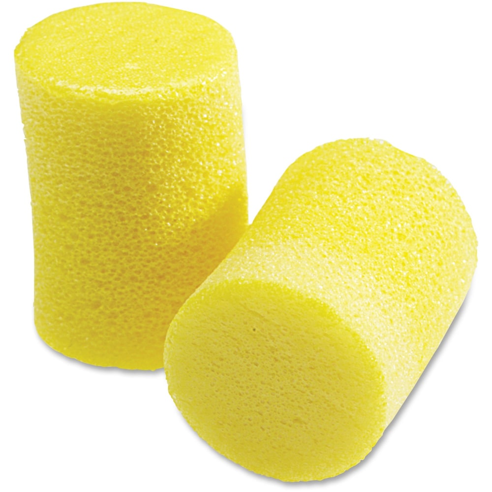 3M, E-A-R Classic Single-Use Earplugs, Cordless, 29NRR, Yellow