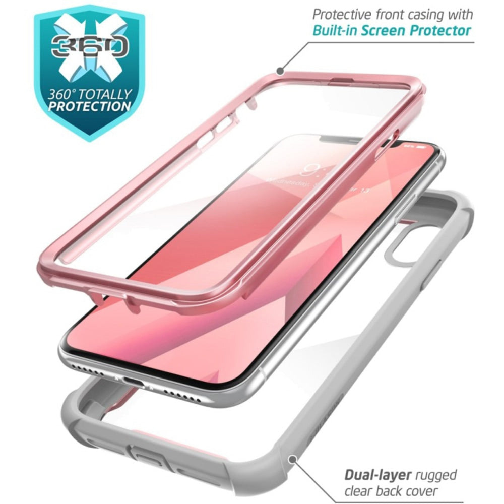 i-Blason Ares iPhone X Case - For Apple iPhone X Smartphone - Pink - Polycarbonate