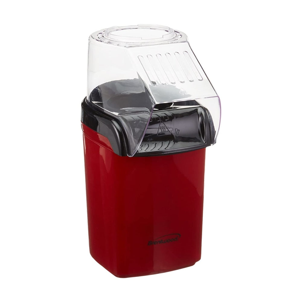 Brentwood Hot Air Popcorn Maker, 10-1/2inH x 7-1/2inW x 5inD, Red