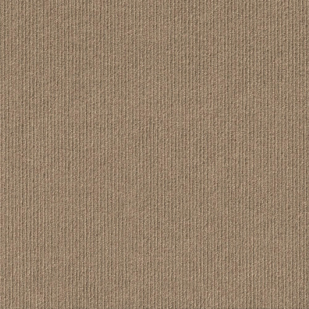 Foss Floors Edge Peel & Stick Carpet Tiles, 24in x 24in, Taupe, Set Of 15 Tiles