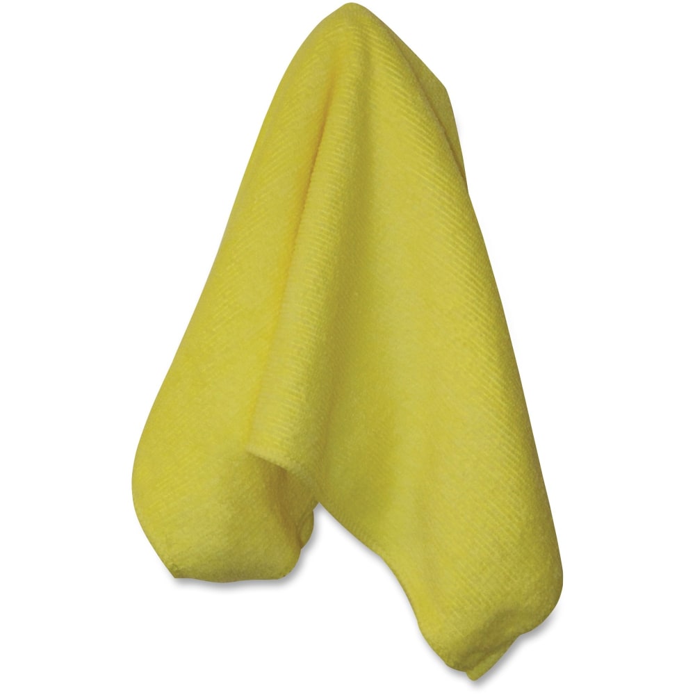 Genuine Joe General-purpose Microfiber Cloth - Cloth - 16in Width x 16in Length - 180 / Carton - Yellow