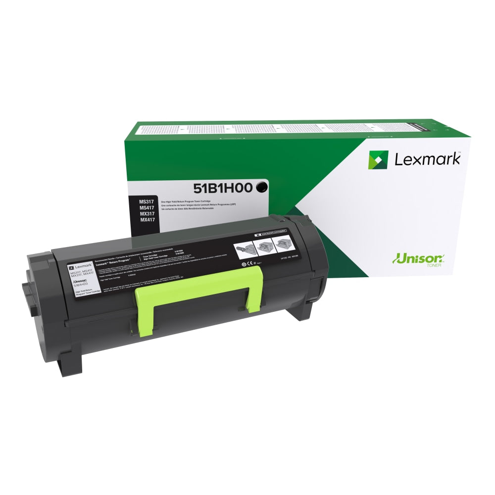 Lexmark 51B1H00 Black High Yield Return Program Toner Cartridge