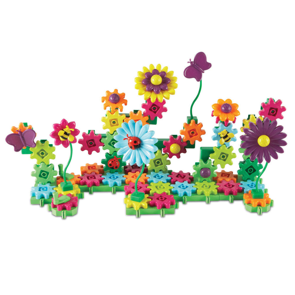 Learning Resources Gears! Gears! Gears! Build & Bloom Building Set, Assorted Colors, Pre-K To Grade 3