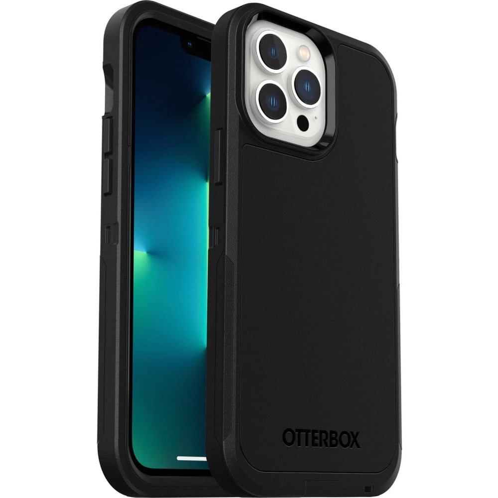 OtterBox iPhone 13 Pro Max/12 Pro Max Defender Series Pro XT Antimicrobial with MagSafe - For Apple iPhone 12 Pro Max, iPhone 13 Pro Max Smartphone - Black