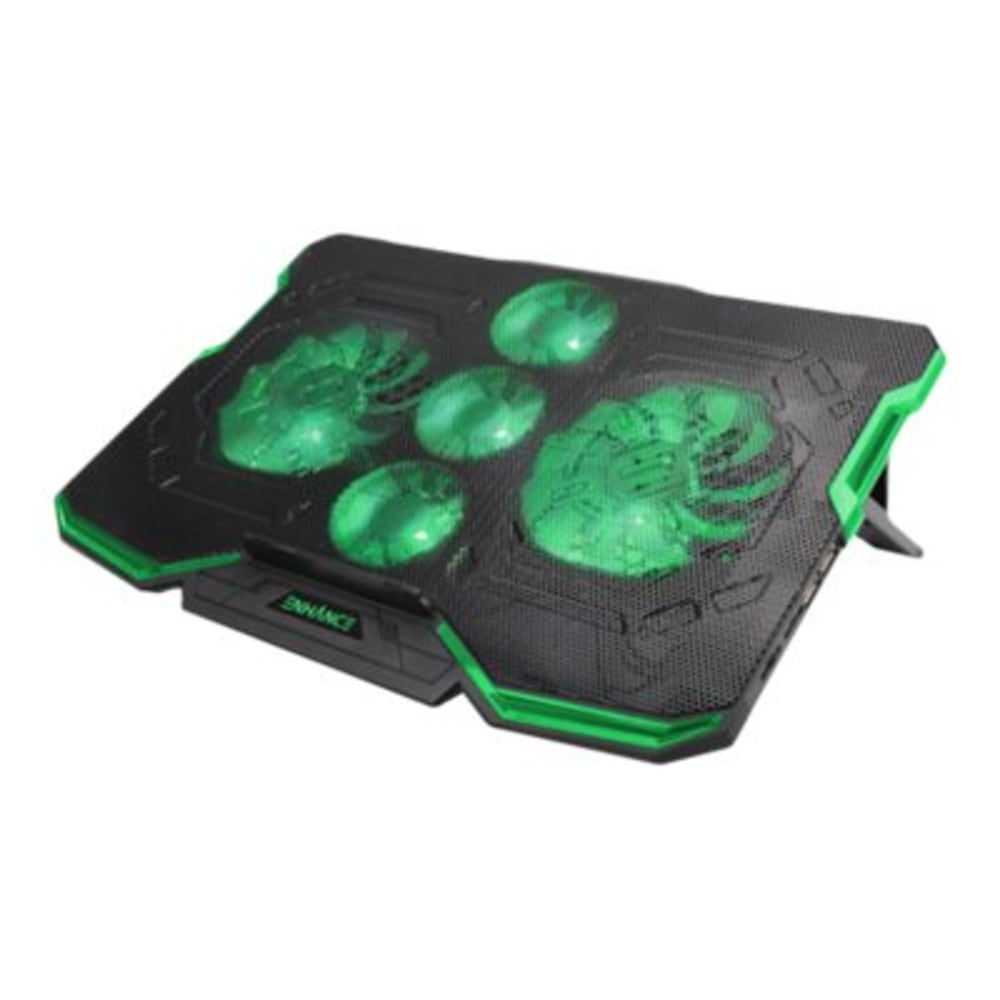 ENHANCE Cryogen - Notebook cooling pad - up to 17in - green