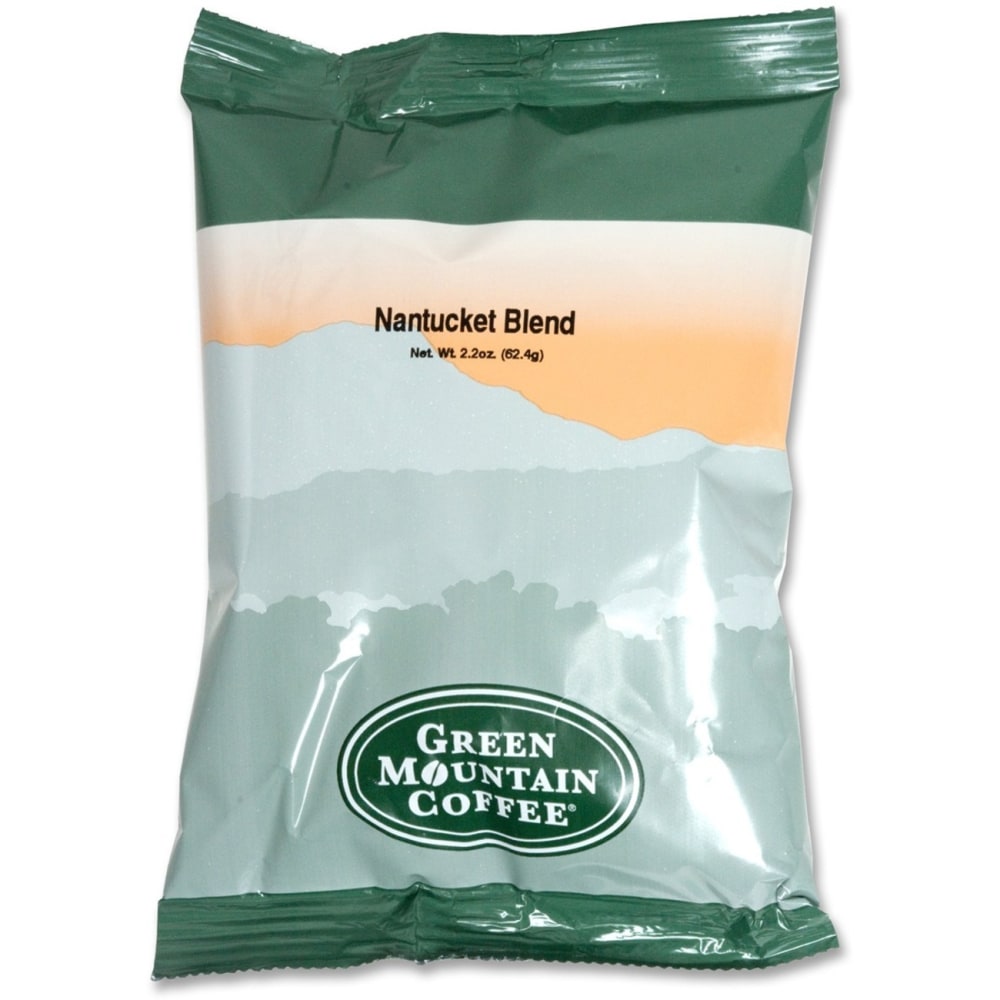 Green Mountain Coffee Ground Coffee, Nantucket Blend, Carton Of 50 Bags