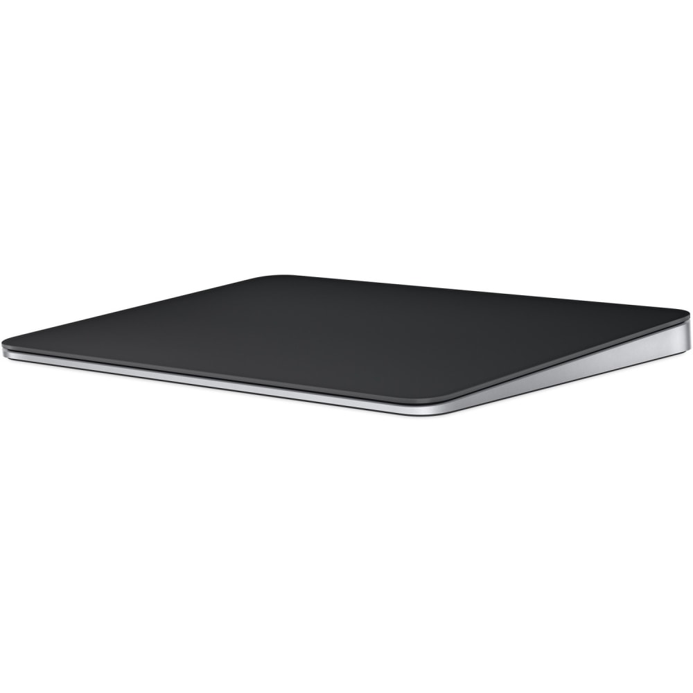 Apple Magic Trackpad - Black Multi-Touch Surface - Wireless - Bluetooth - Rechargeable - Black - USB Type C