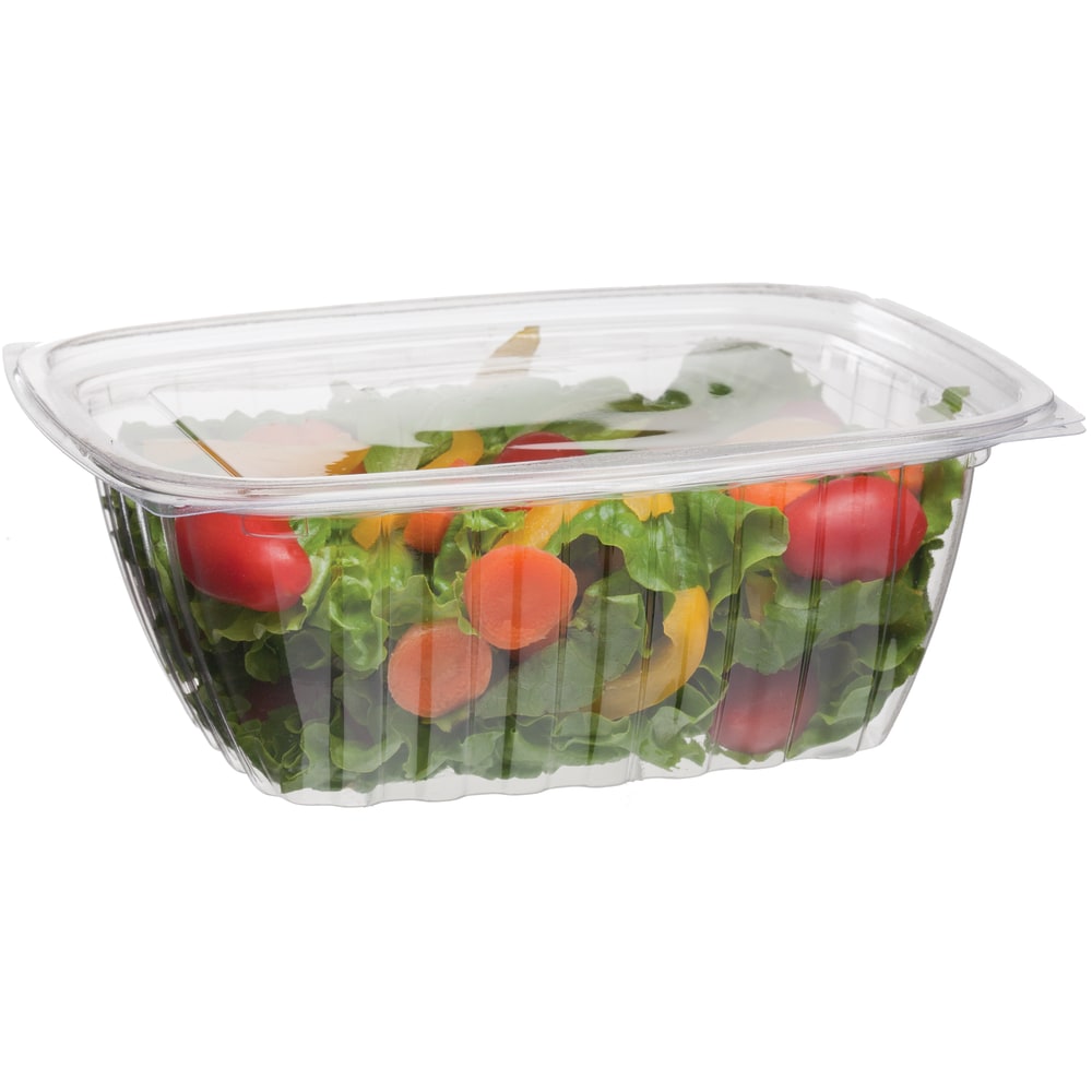 Eco-Products Rectangular Deli Containers, 32 Oz, Clear, Pack Of 200 Containers