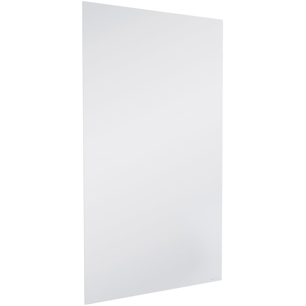 Quartet InvisaMount Vertical Glass Dry-Erase Board - 48x85 - 85in (7.1 ft) Width x 48in (4 ft) Height - White Glass Surface - Rectangle - Vertical - Magnetic - 1 Each