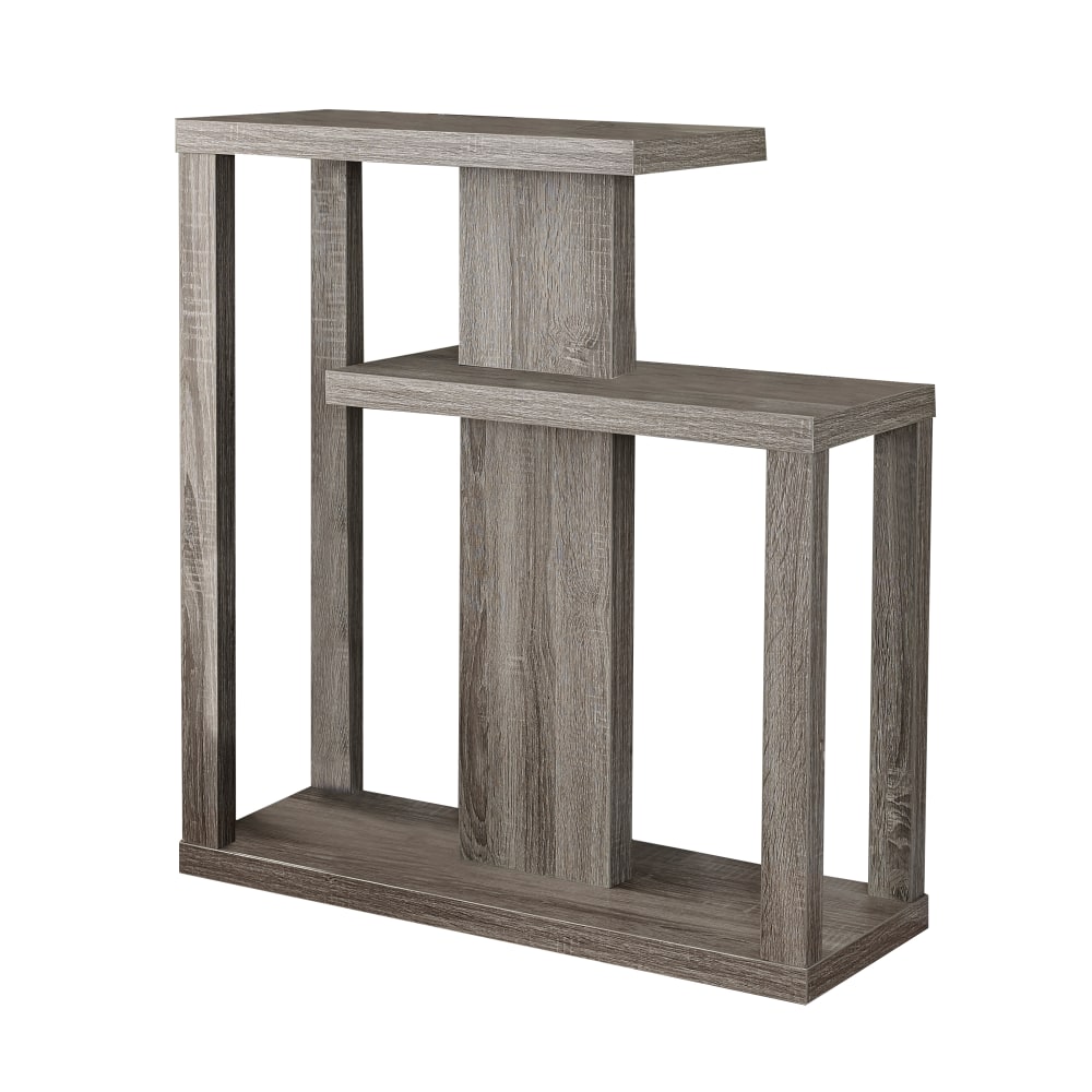 Monarch Specialties Console Table, Staggered, Dark Taupe