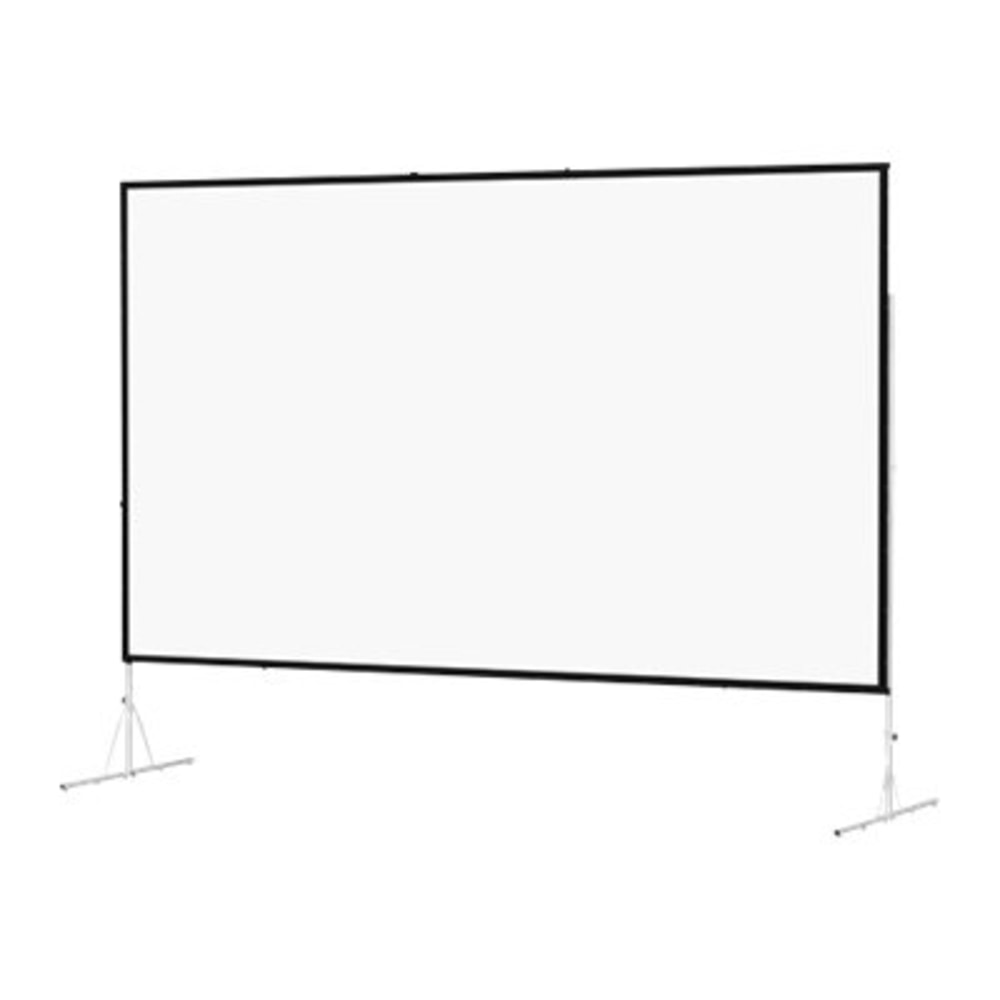 Da-Lite Fast-Fold Deluxe Screen System HDTV Format - Projection screen with heavy duty legs - 161in (161 in) - 16:9 - Da-Tex