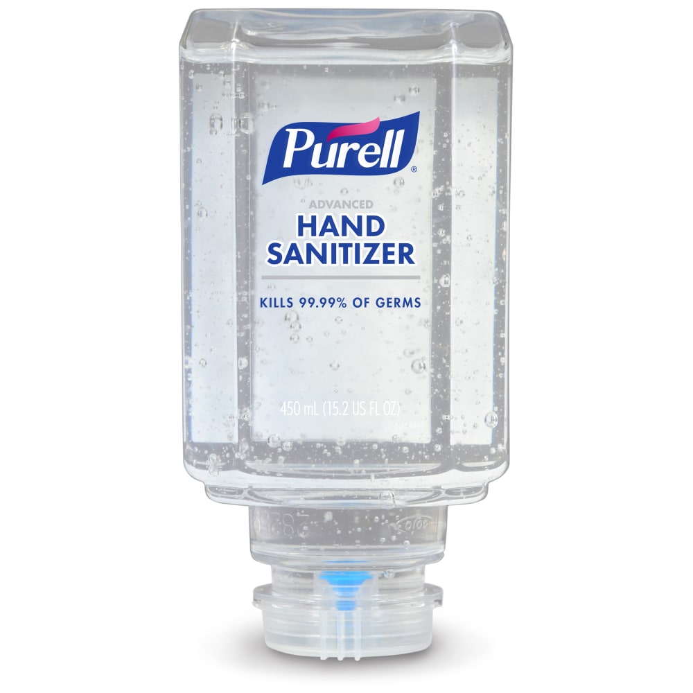 Purell Advanced Hand Sanitizer Gel Refills, 450 mL, Citrus Scent, Pack Of 6 Refills