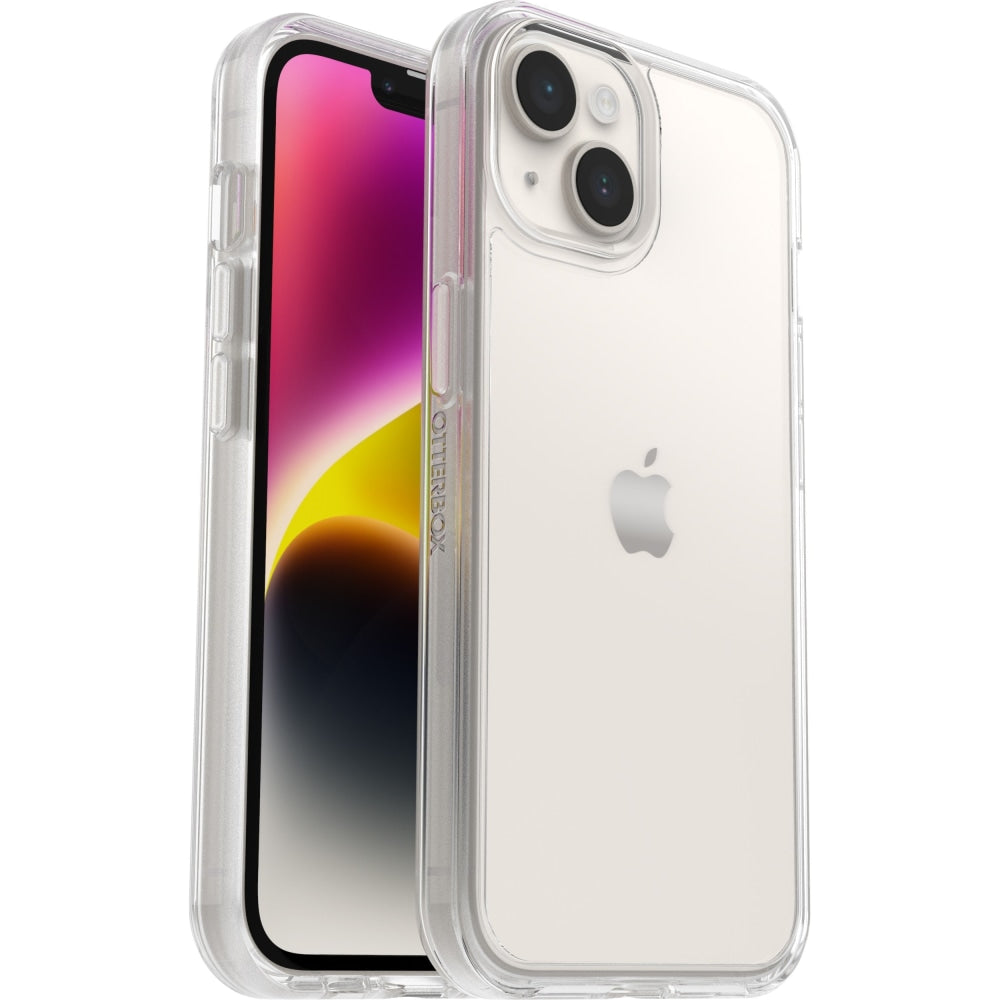 OtterBox iPhone 13 Symmetry Series Clear Antimicrobial Case - For Apple iPhone 13 Smartphone - Clear - Bump Resistant, Drop Resistant, Bacterial Resistant, Scrape Resistant - Synthetic Rubber, Polycarbonate, Plastic - Retail