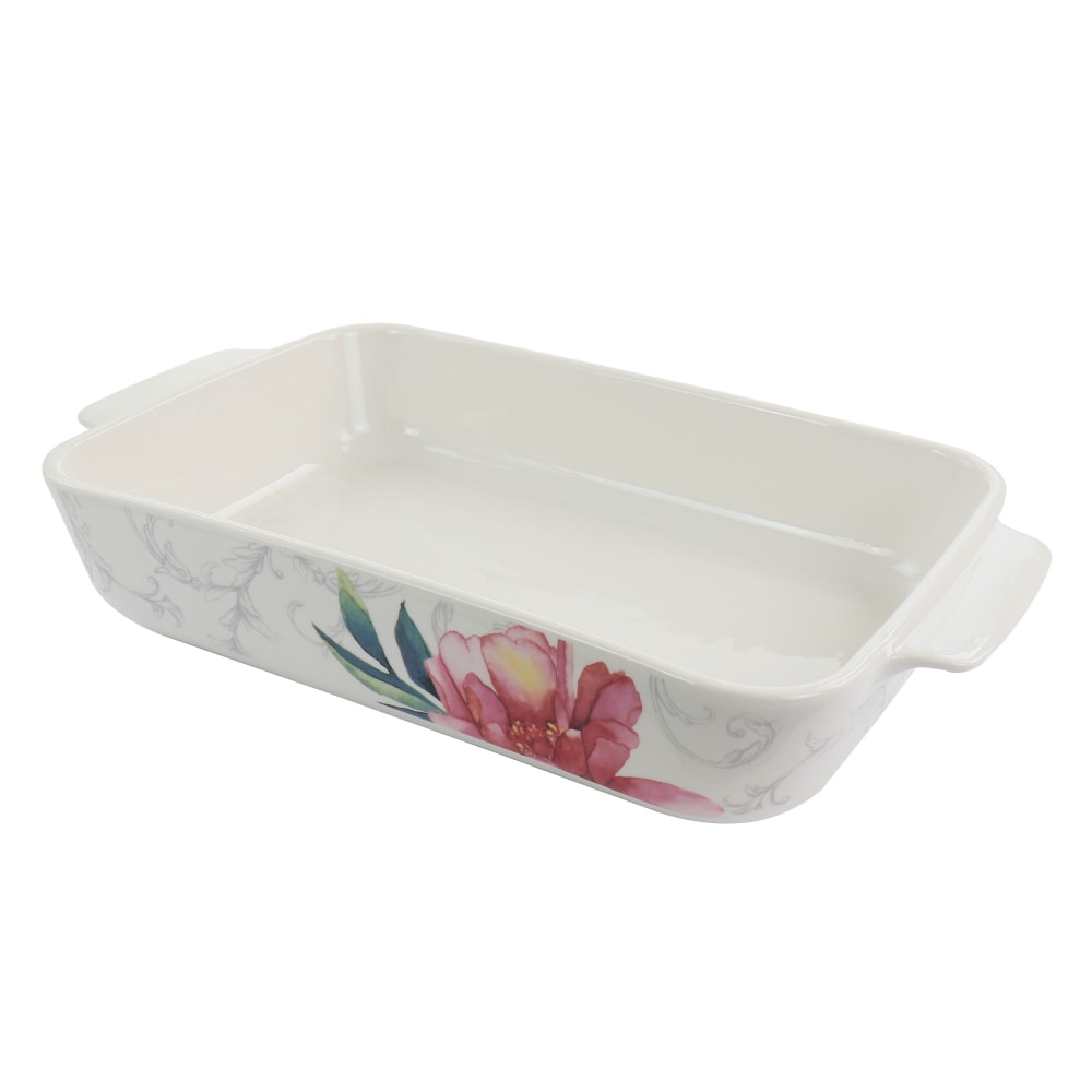 Martha Stewart Ceramic Baker Set, White