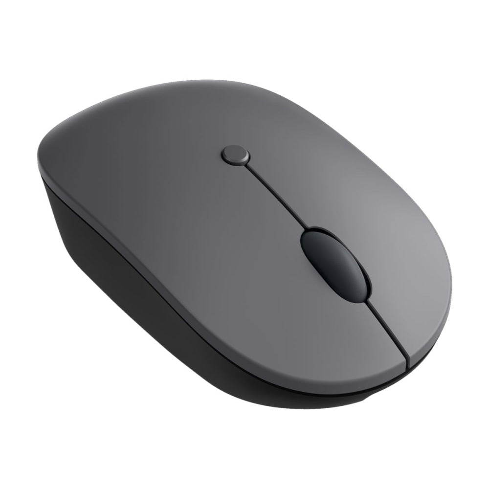 Lenovo Go - Mouse - ergonomic - right and left-handed - blue optical - 5 buttons - wireless - 2.4 GHz - USB-C wireless receiver - storm gray - for ThinkPad X1 Yoga Gen 8 21HQ