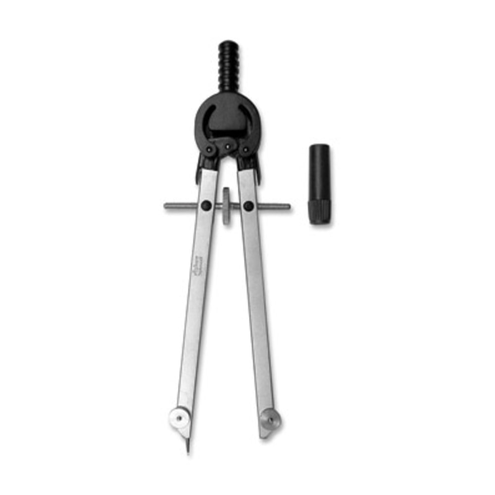 Masterbow Compass, 10in Maximum Diameter, Steel, Chrome